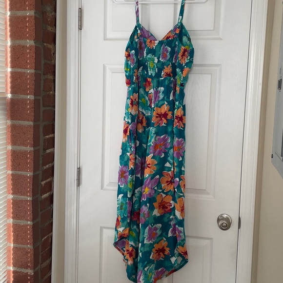 Cato J/M Dress Paris‎ Spring Tropic Teal Romper - Picture 4 of 6